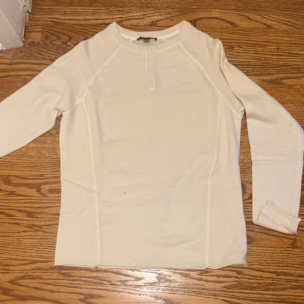 Autumn Cashmere Ivory Knit Sweater
